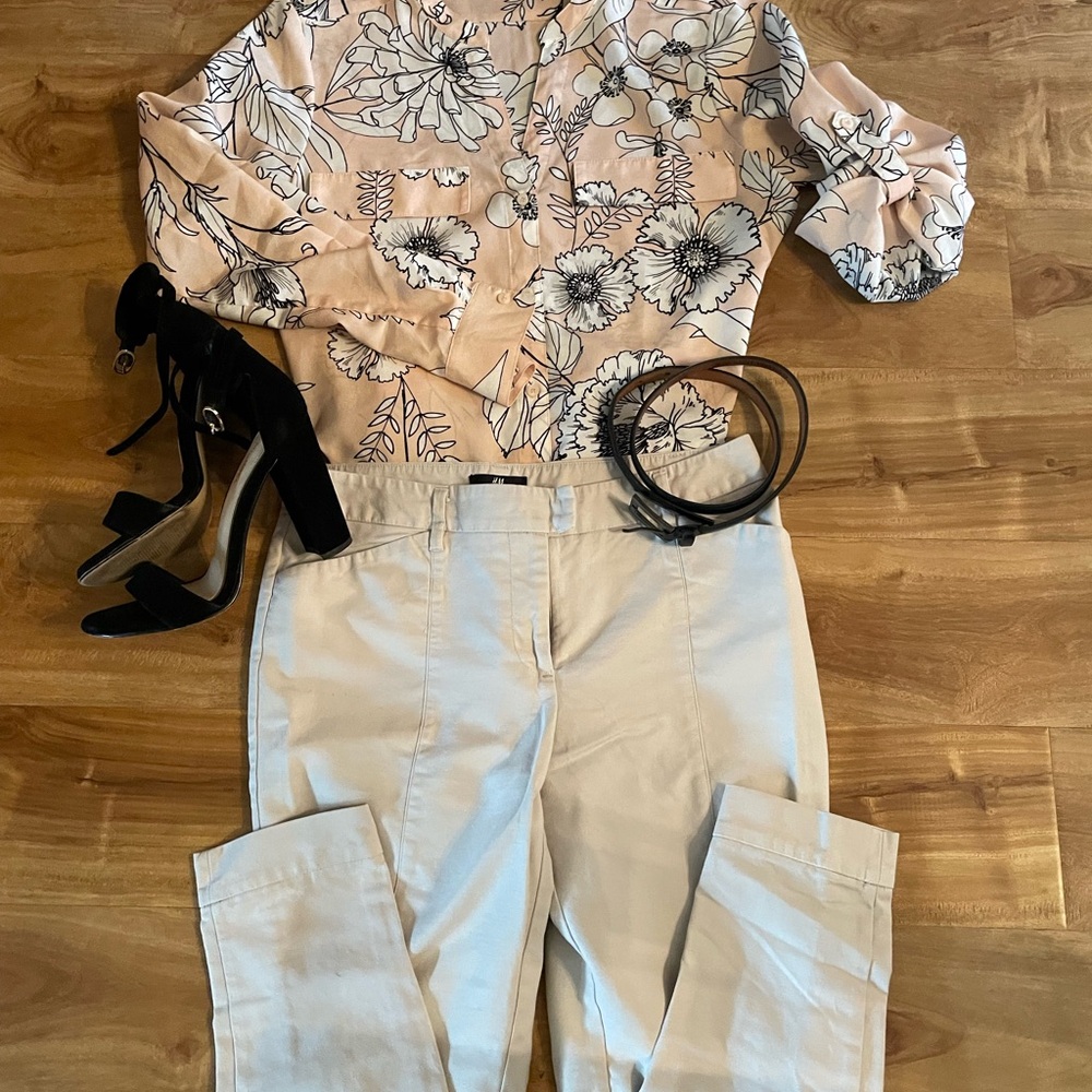Women's Peach Floral Spring Bundle
